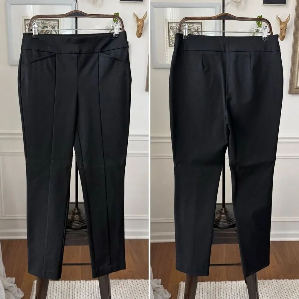 Chico’s Relaxed Fit Crop Pants Bark NWT 3 16